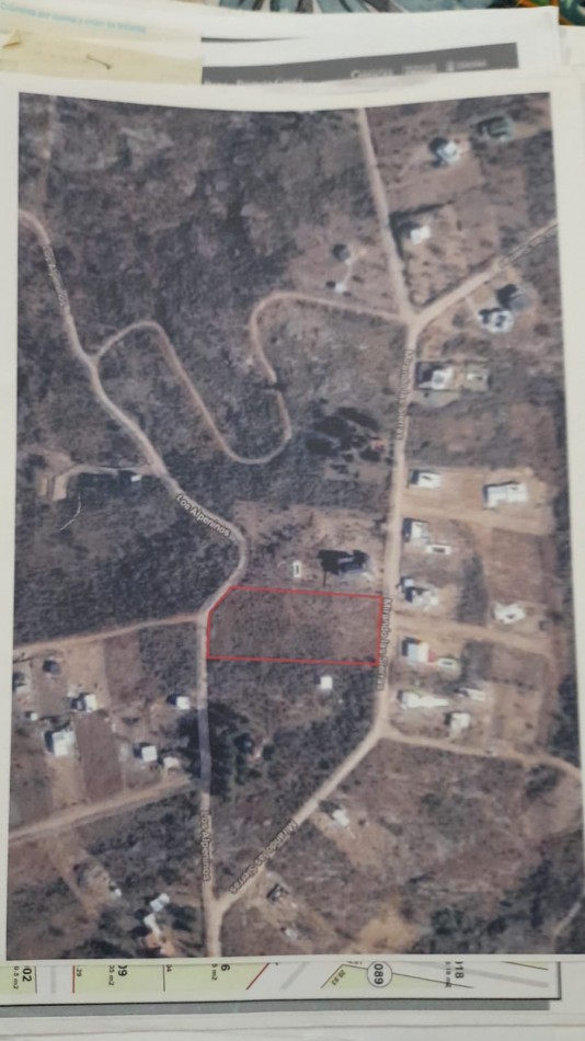 EL MIRADOR DEL LAGO - BIALET MASSE  LOTE DE 3960mts. excelente vista al dique, ubicacion privilegiada 