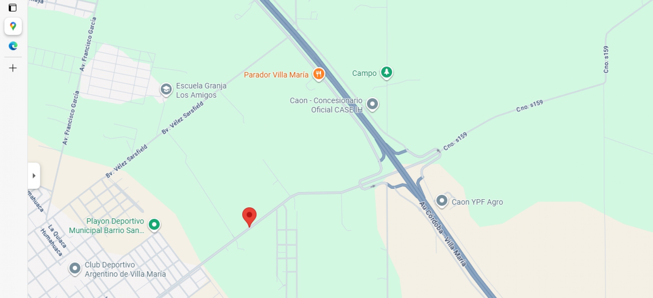 Villa Maria 7,3has en Bajada Calle Buenos Aires