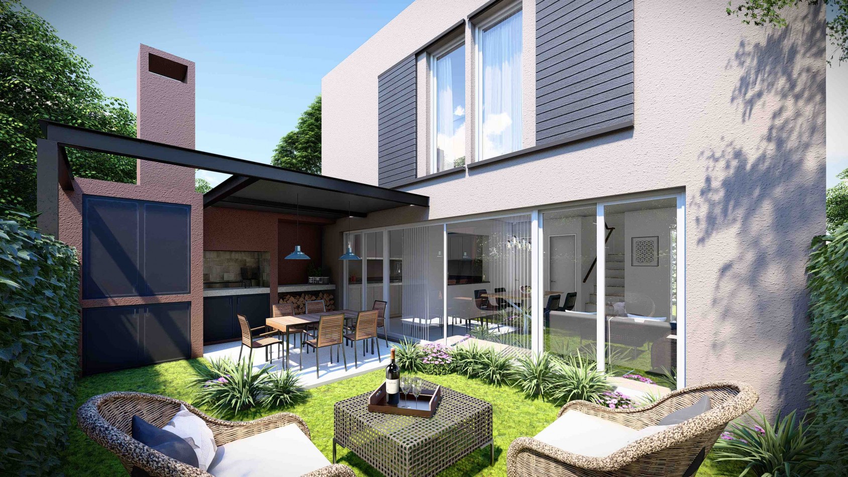 Housing C/financiacion en Docta Autopista Carlos Paz Casas de 3 Dormittorios a Estrenar