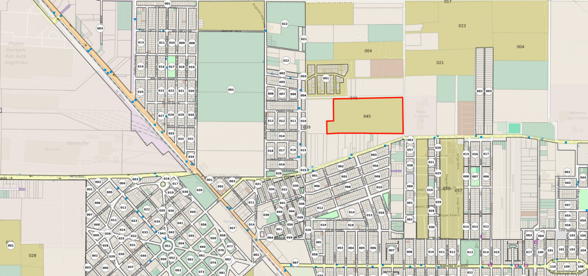 Camino a Capilla  de Los Remedios y Ruta 9 Sur 84.590 m² T/los Servicios Zona Industrial
